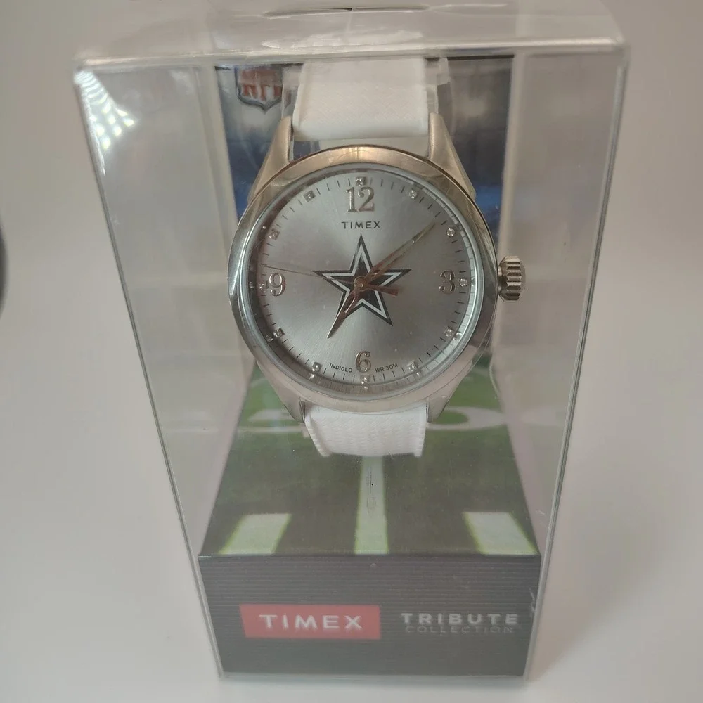 2015 Limited Edition Timex‎ INDIGLO Dallas Cowboys NFL Mens Quartz Watch New